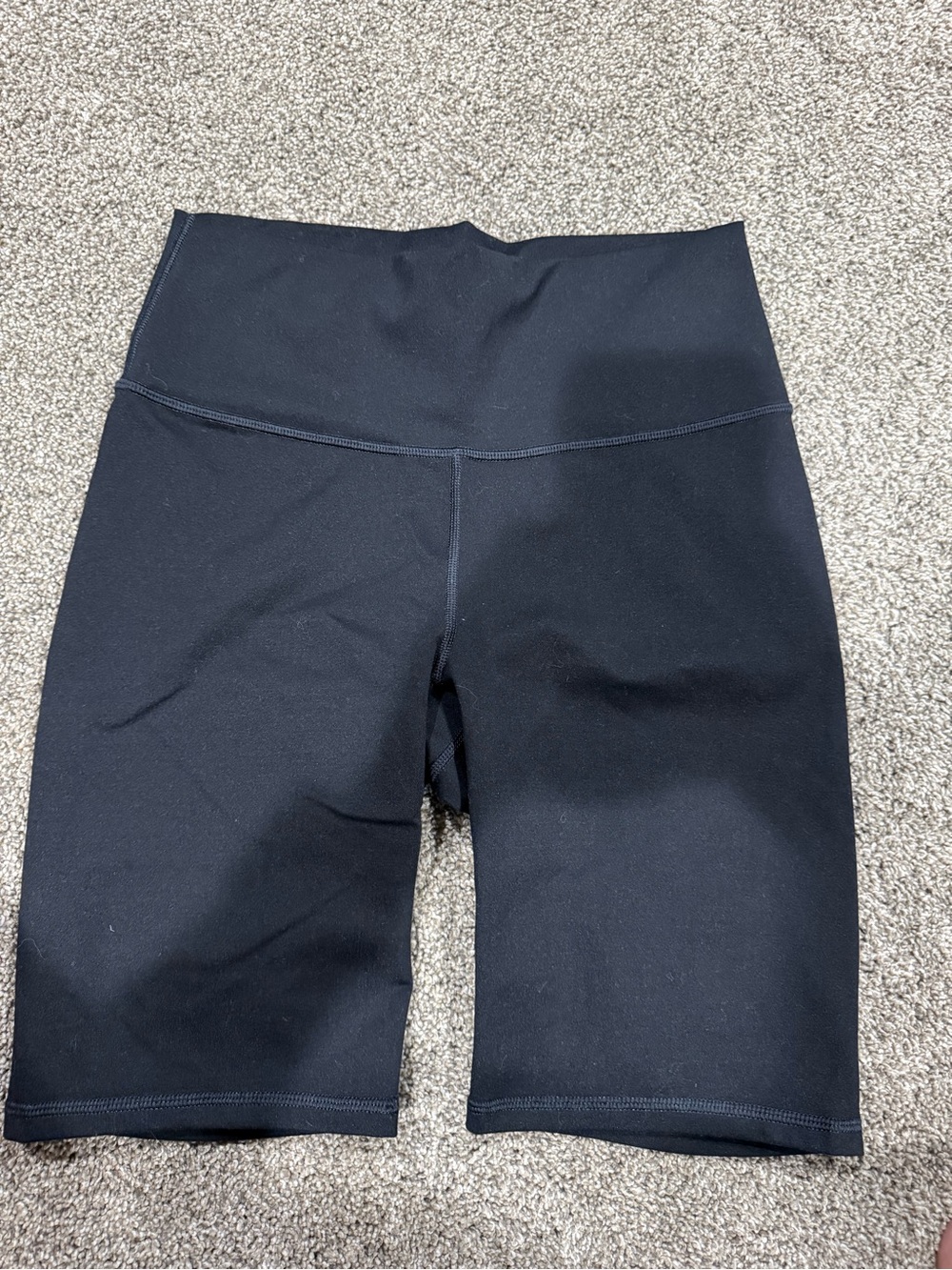Fabletics Black High-Rise Bike Shorts